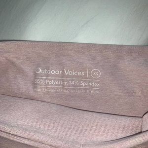 Outdoor Voices warmup leggings
